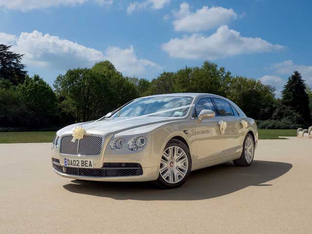 BEA cars Bentley Flying Spur car for weddings